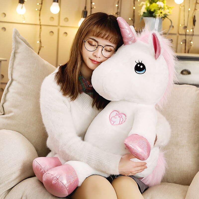 35-80cm Schöne Einhorn Plüsch Spielzeug Gefüllte Kawaii Weichen Einhorn Plüsch Spielzeug für Kinder Kreative Geburtstag für mädchen Liebhaber