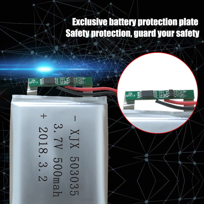 3.7V komórki Lipo 503035 500mah akumulator litowo-polimerowy do MP3 MP4 GPS zestaw słuchawkowy bluetooth DVD LED lampa E-book