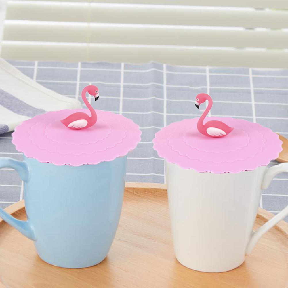 Flamingo formet kop kasket tegneserie formet pink serie silikone kop cover pige hjerte blonde kop støvtæt kasket