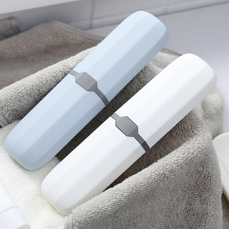 Travel Toothbrush Case Stretchable Toothpaste Holder Container Anti Bacterial Adjustable Box FEA889