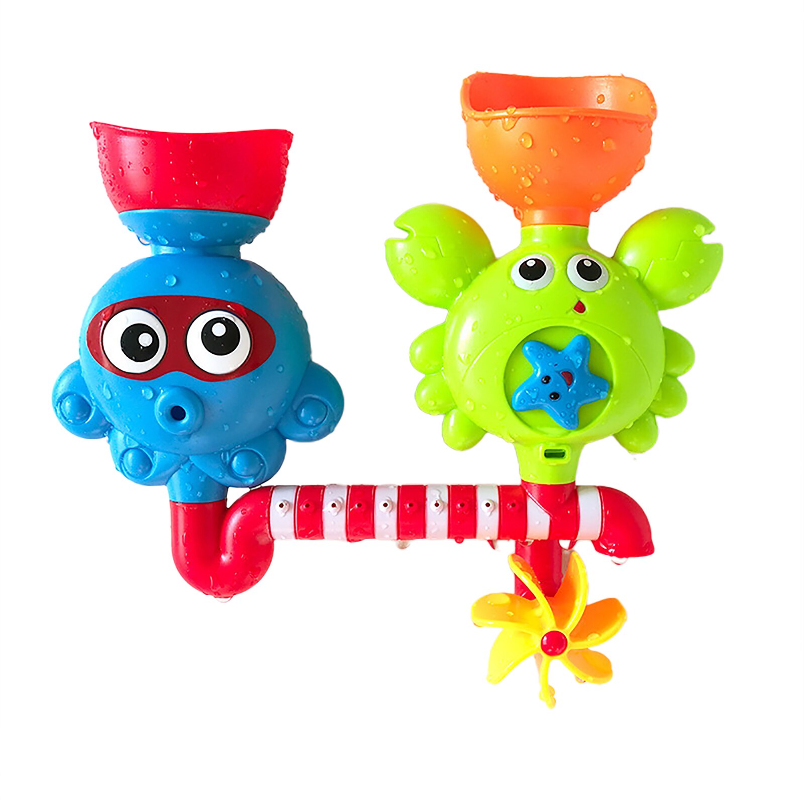 Juguete de baño con ventosa para bebés, accesorio de ducha educativo, rociador, diversión