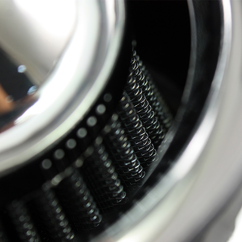 Filtro de aire R-EP para coche, limpiador Universal de alto flujo de 76mm/3 pulgadas, alto rendimiento para entrada de aire frío, cubierta de carbono, filtro de aire deportivo