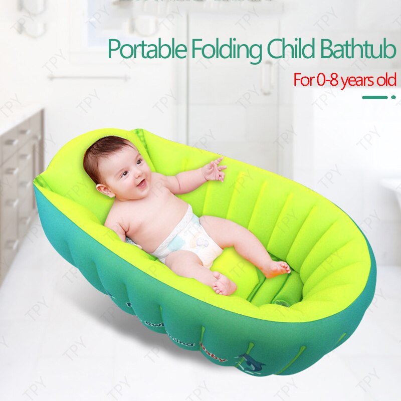 Opblaasbare Babybadje Vouwen Douche Tubs Baby Kids Bad Grote Draagbare Pasgeboren Bad Baby Kind Wassen Zwembad