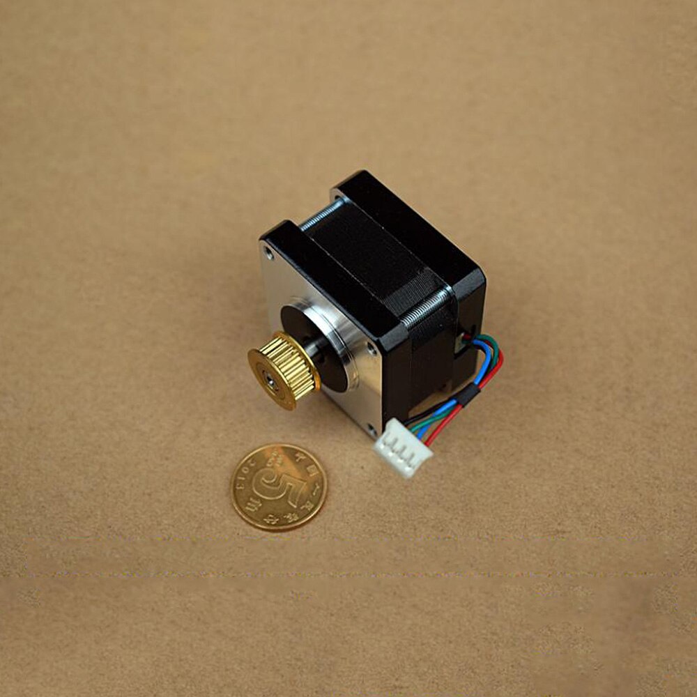 Motor paso a paso 2 fases 4 cables 39 Motor paso a paso DC 12V alto par eléctrico alta precisión 0,9 grados para Robot CNC impresora 3D