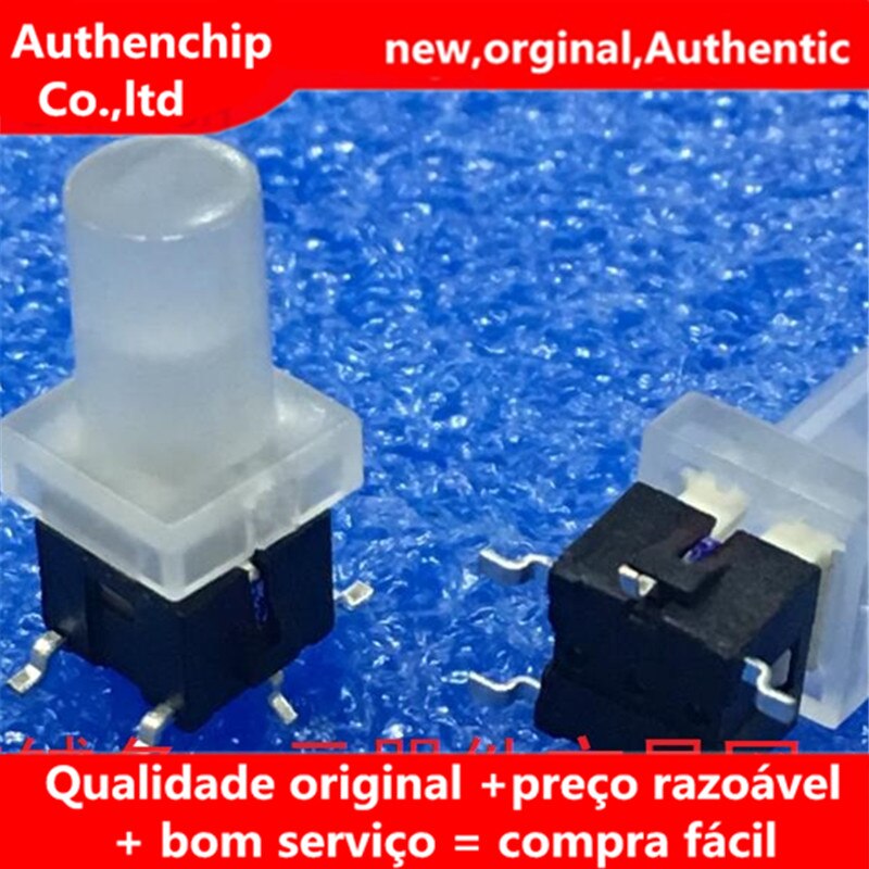 3Pcs Real Orginal PB6149L Smd Knop Schakelaar Met Licht Taiwan Zeer Touch Schakelaar Met Licht Reset Knop Met led