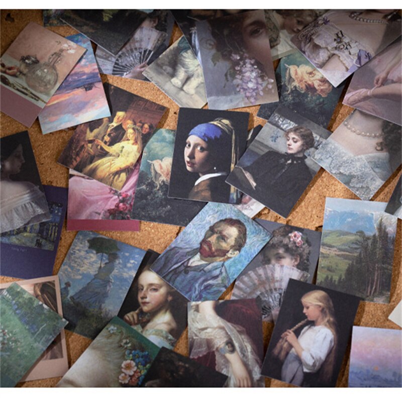 Mini Craft Vintage Scrapbooking Material Paper Book Kawaii Art Junk Journal Planner Background Paper Clipbook Craft Paper 200pcs