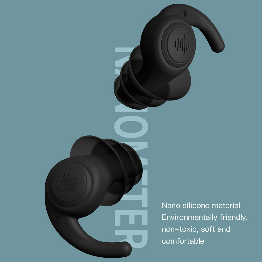 Tampões de ouvido à prova de som do silicone tapones para orelhas de redução de ruído do sono earplug espuma macia dormir tampões de ouvido anti-ruído