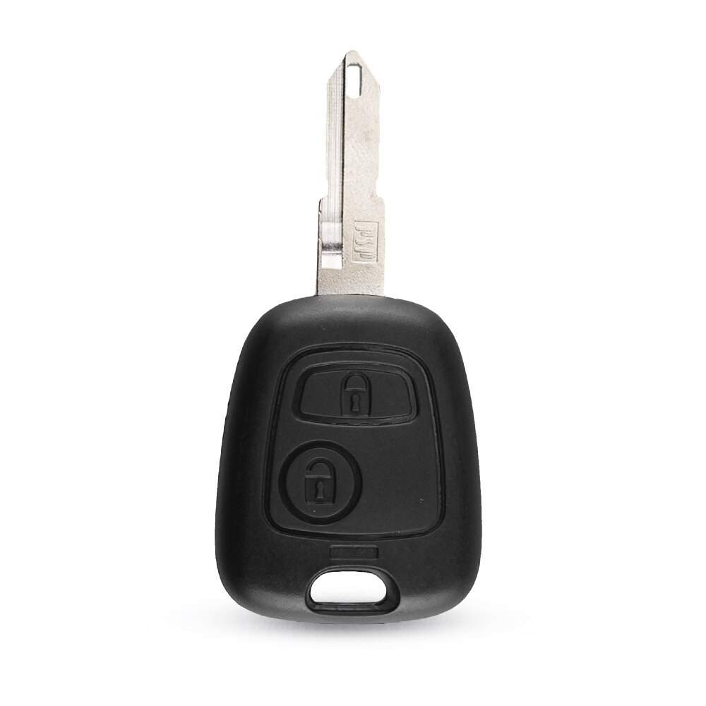 KEYYOU-clé télécommande à 2 boutons, transpondeur HU83, pour voiture PEUGEOT 307 et citroën C1 C3, 433MHZ, transpondeur PCF7961: NE73 Blade