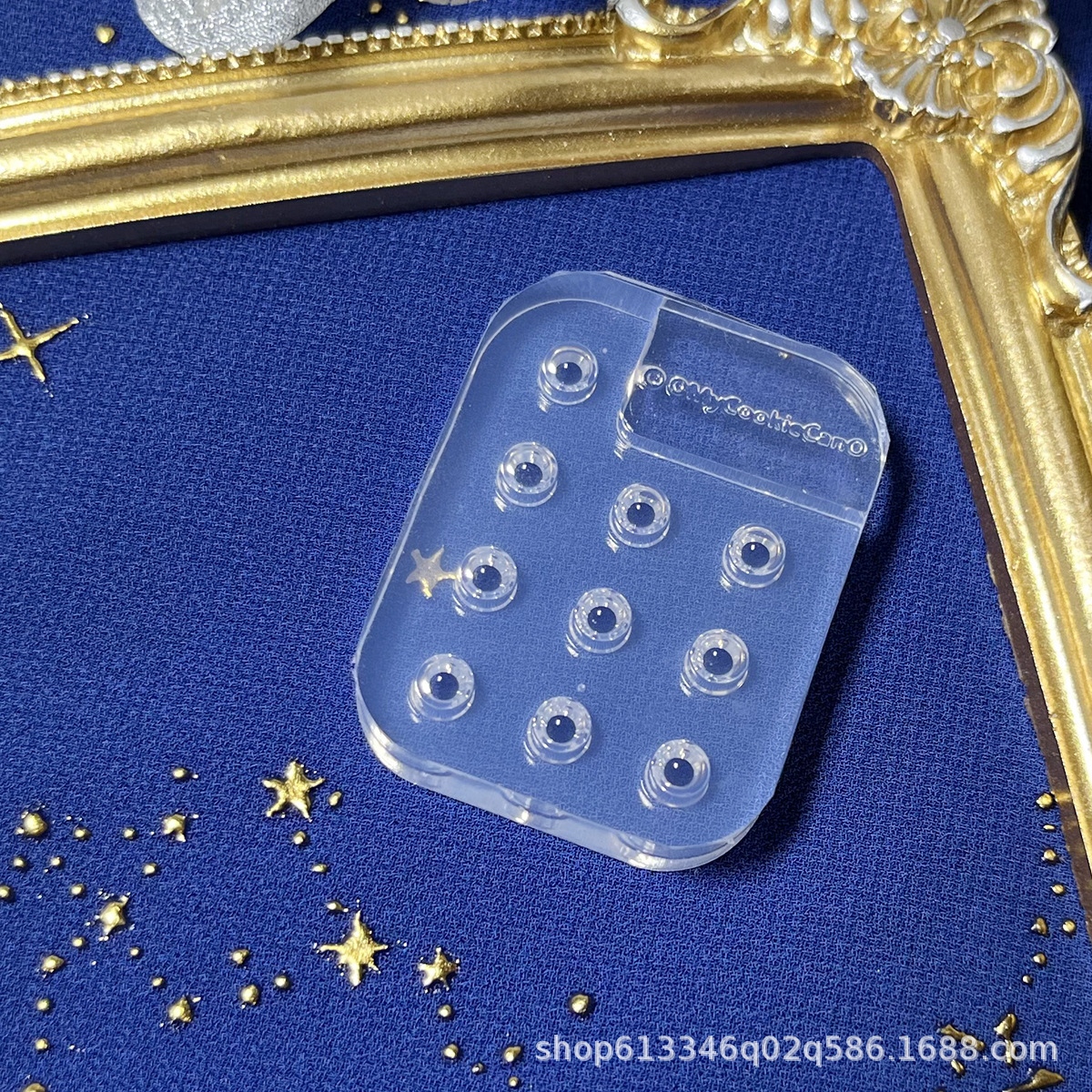 Molde de resina Epoxy de silicona con forma de pastillas planas, moldes de resina, molde de joyería de silicona Uv, molde para pendientes: Verde