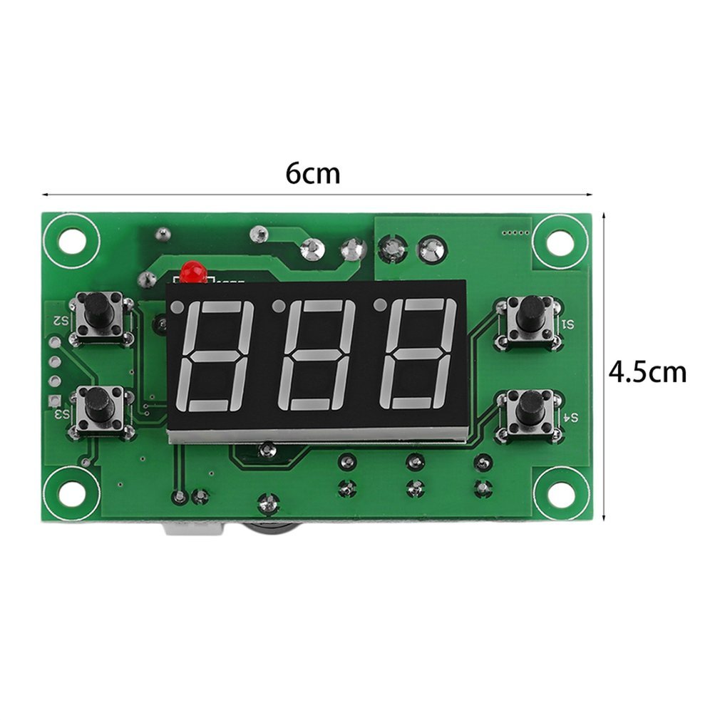 LCD Display AC/DC12V Digital Thermostat Temperature Alarm Controller Sensor Temperature Meter Controller Regulator