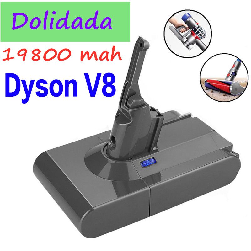 19800 mah 21.6v batteri til dyson  v8 batteri til dyson  v8 absolut/fluffy/animal/li-ion støvsuger genopladeligt batteri