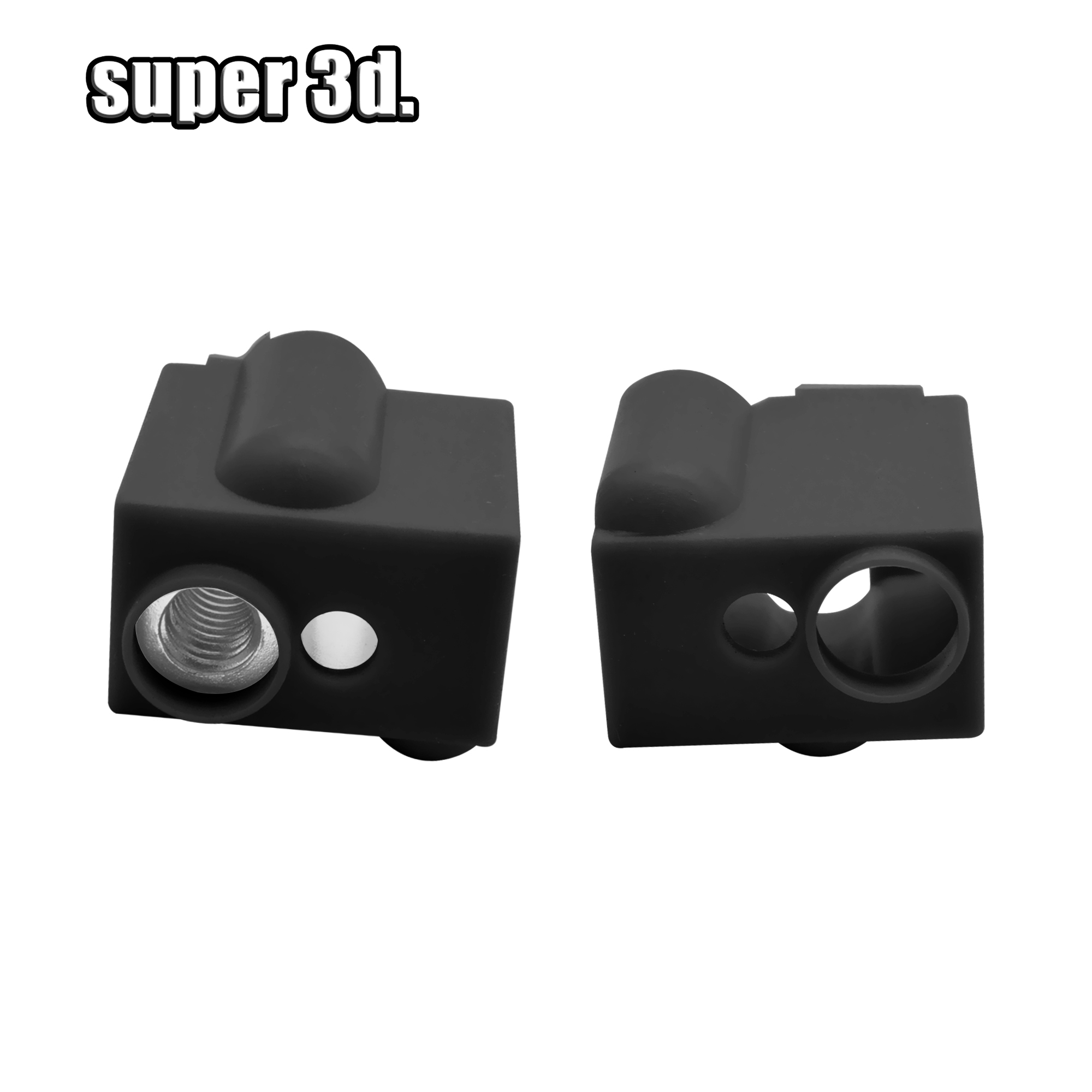 3D Drucker Teile Vulkan Silikon Socken mit Beheizten Aluminium Block für V6 J-kopf Hotend Extruder Reprap Block Schutzhülle abdeckung