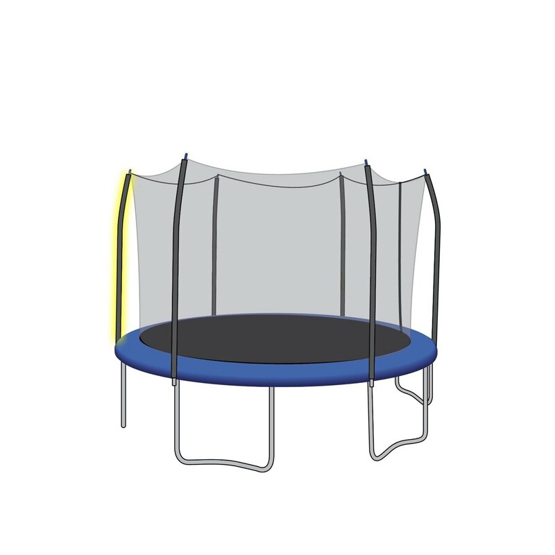 Trampolin sikkerhedsnet gitter trampolin net til 8ft 244cm rammer trampolin udskiftningsdele