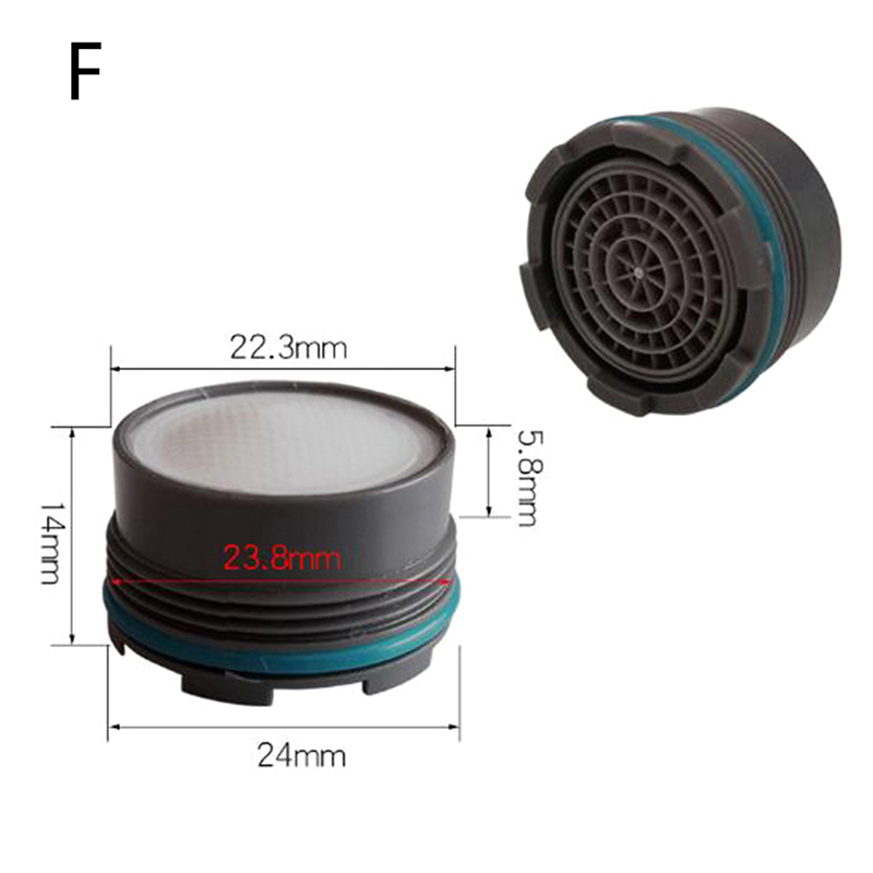 16.5-24mm gwint męnarty perlator wody aerator kran bańka kuchnia akcesoria robić kranów łazienkowych plastikowy ukryty typ Bubbler