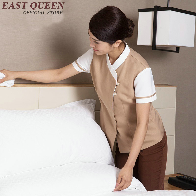Uniforme de ménage d'hôtel, uniformes de serveuse de restaurant, vêtements d'hôtel et de restaurant, NN0171