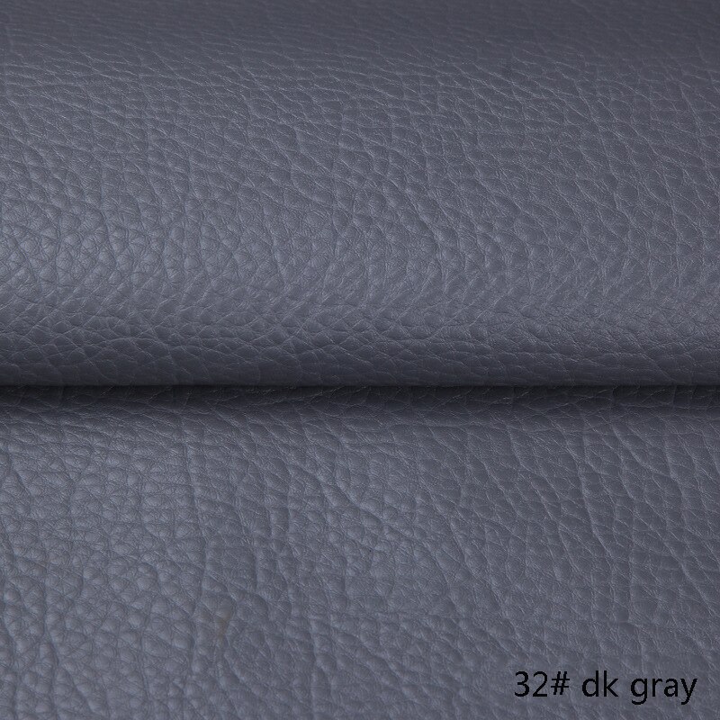 50*135cm PU Litchi Pattern Faux Leather Fabric Artificial Synthetic Leather DIY Sewing Bags Belt Sofa Leather Decor Material: 32