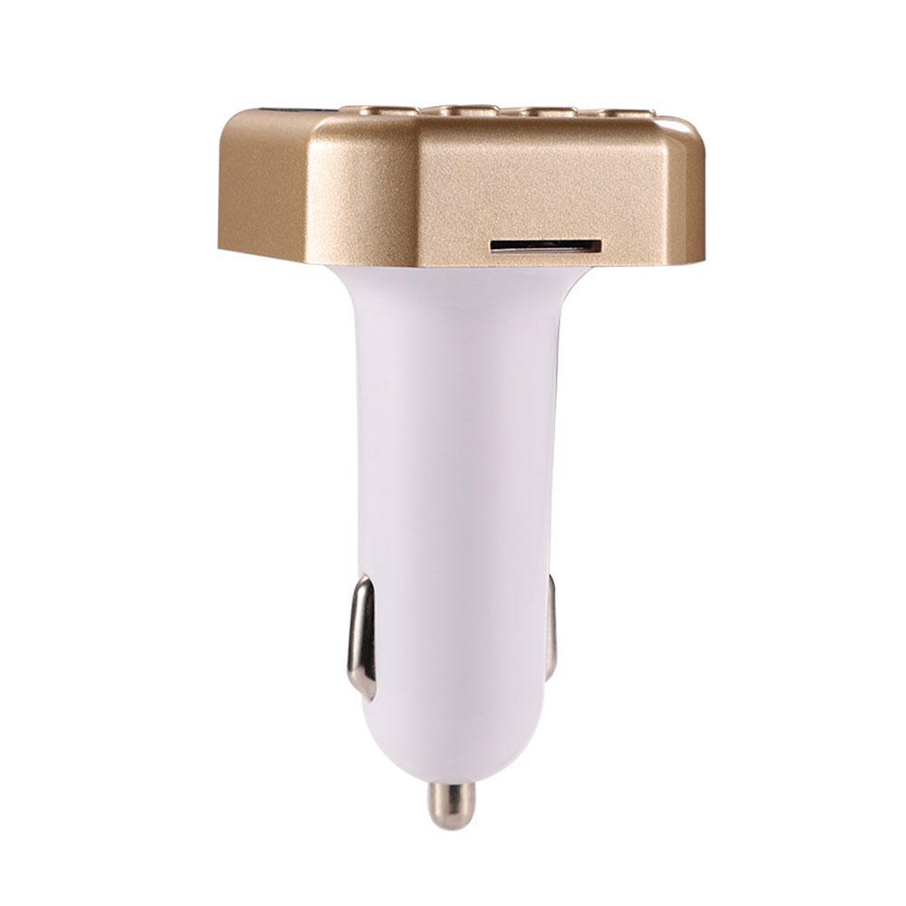 Bluetooth Car MP3 Vehicle Player Wireless FM Transmitter Audio Modulator Adapter Bluetooth FM Slot LCD Receiver Music TF M0N3