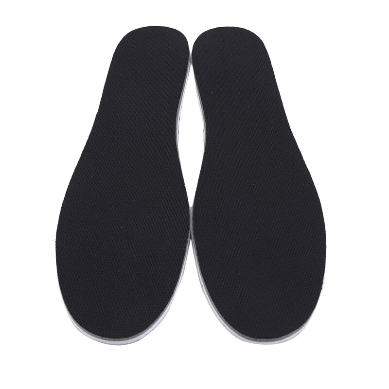 1 pair Men Women Increase Height High Full Insoles Memory Foam Shoe Inserts Pillows: black 3cm