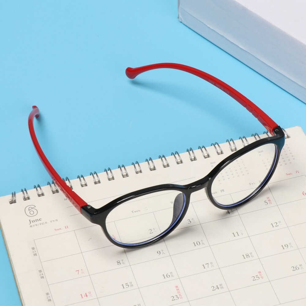 Qutzzmnd Anti-blue Light Computer Glasses Boys Girls Kids Glasses Protection Eyeglasses Ultra Light Frame Glasses