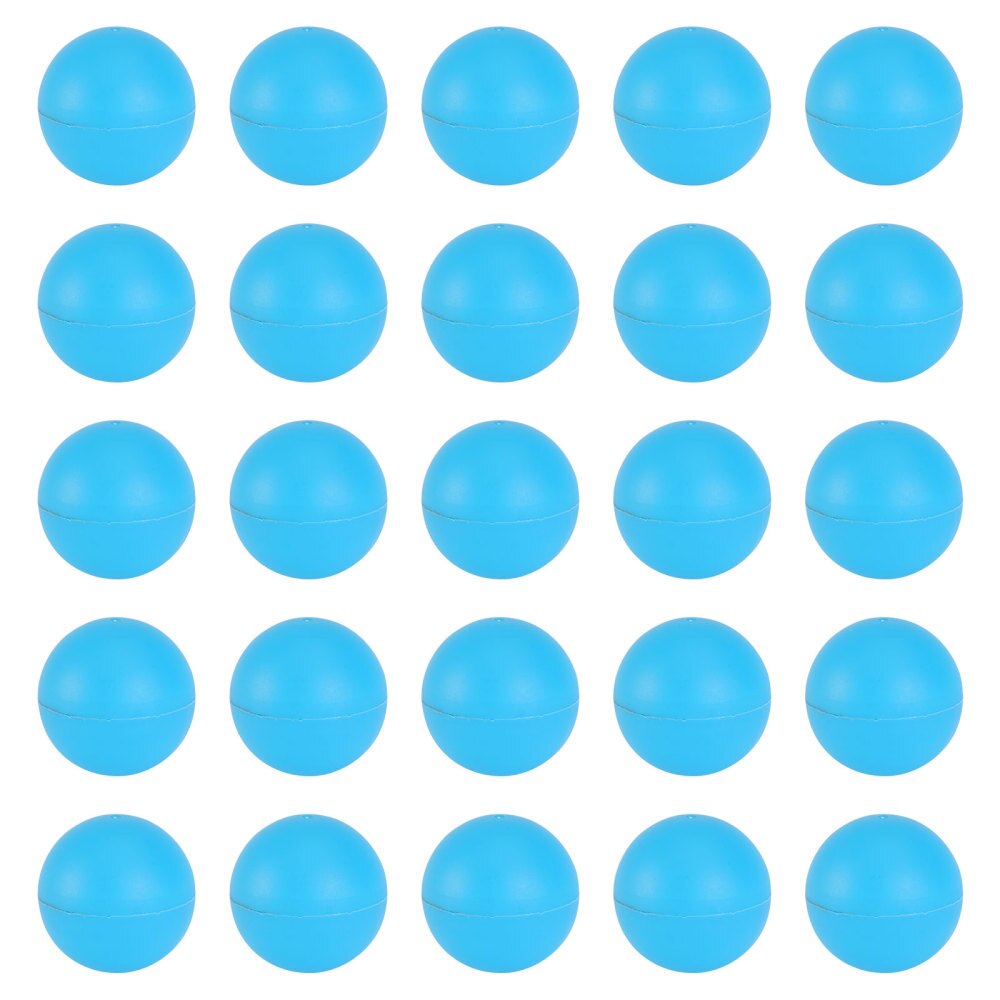 25pcs Lottery Balls Hollow Table Activity Balls Pong Balls For Game Party Decoration 40mm Diameter: Blue4X4cm