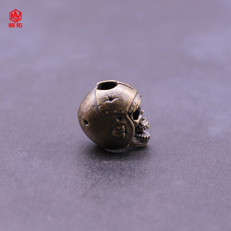 1PC Retro Brass Copper Knife Beads Paracord Beads Devil White Copper Lanyard Pendants Accessories