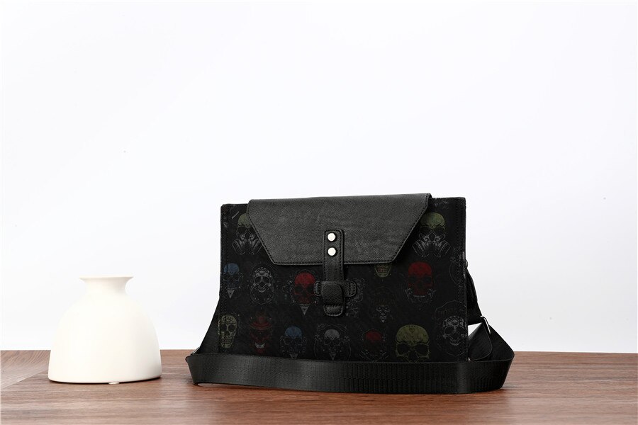 Koreaanse eenvoudige heren zakelijke envelop handtas retro dossiers pak casual heren tas leren laptop casual tas schoudertas