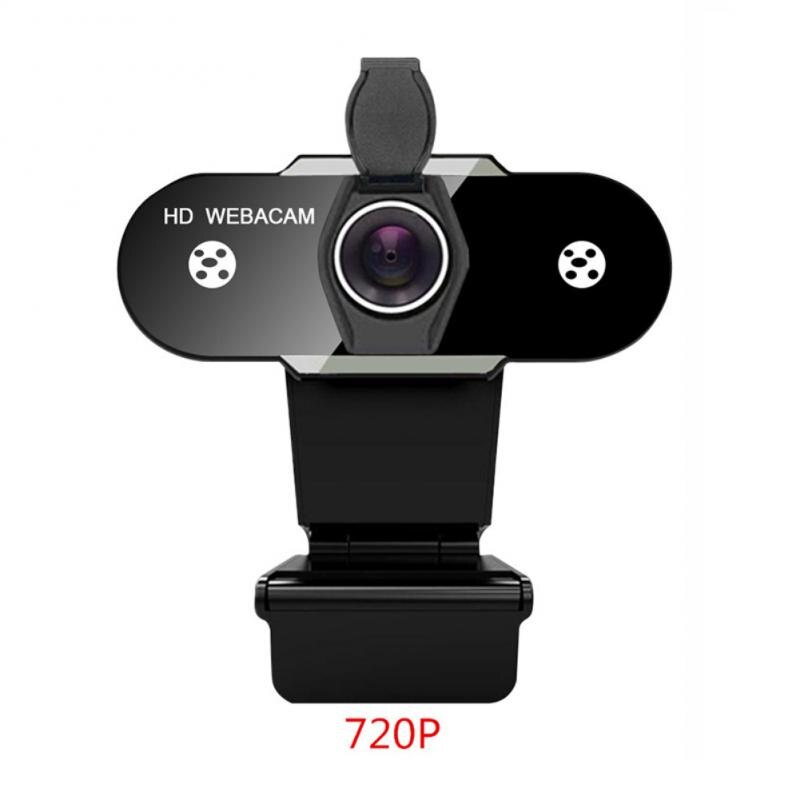 1080P/2K Hd Webcam Met Privacy Cover Webcam Met Ruisonderdrukking Microfoon Draaibare Webcam Ondersteuning Live Video call Meeting: 720p