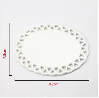 12pcs/lot Sublimation Blanks Christmas Decoration Ceramic Pendant for Sublimation INk Transfer Printing Heat Press DIY: Oval with holes