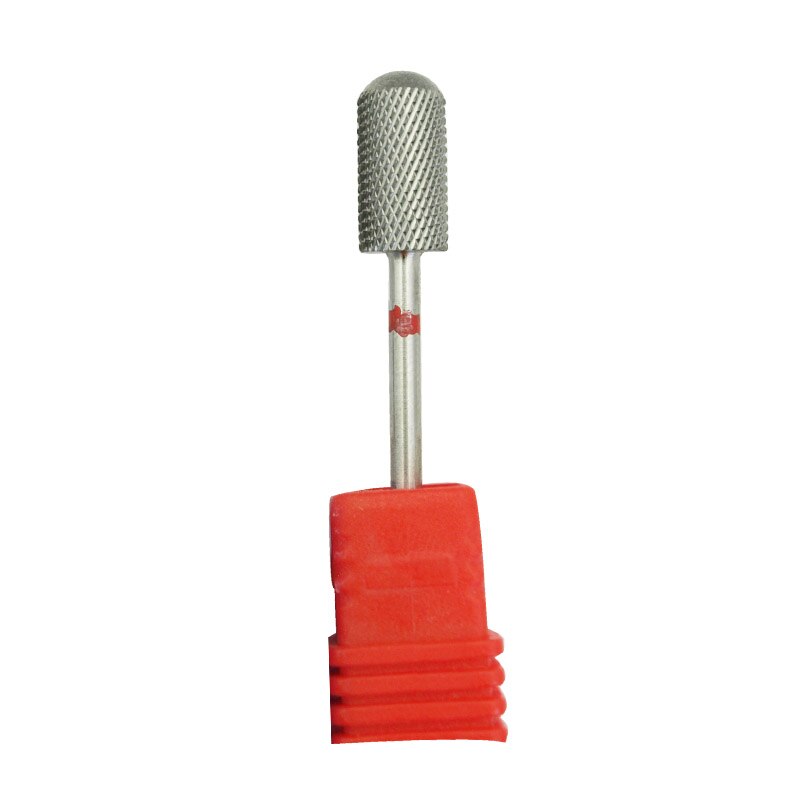 Brocas para uñas con boquilla de 3 granos, Lima eléctrica para manicura y pedicura, accesorio de herramientas para uñas acrílicas, cabeza lisa: Amarillo claro