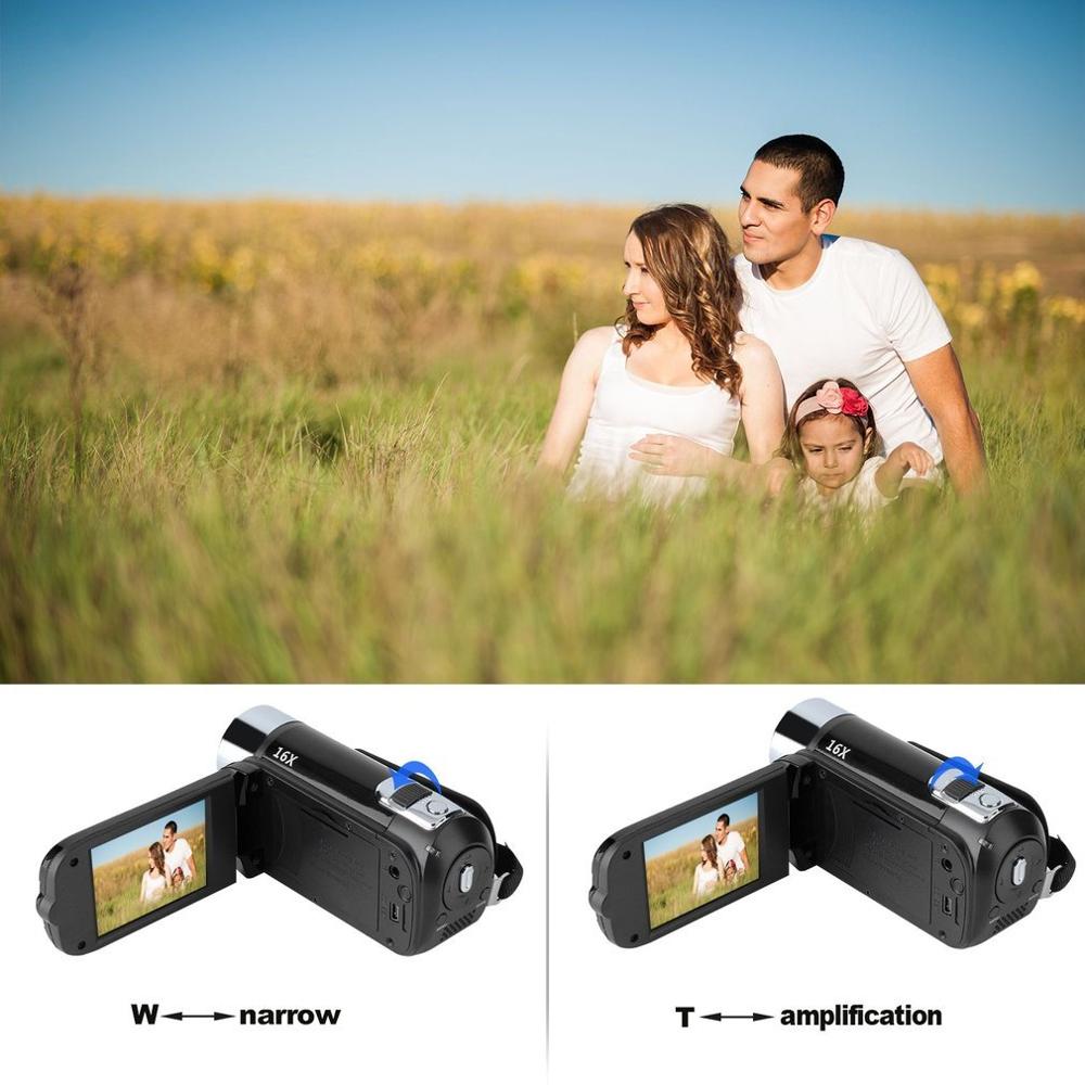 Mini Portable 2.7 Inch Digital Video Camera Camcorder TFT LCD Screen Full HD 16x Zoom DV Camera COMS Video Recoding