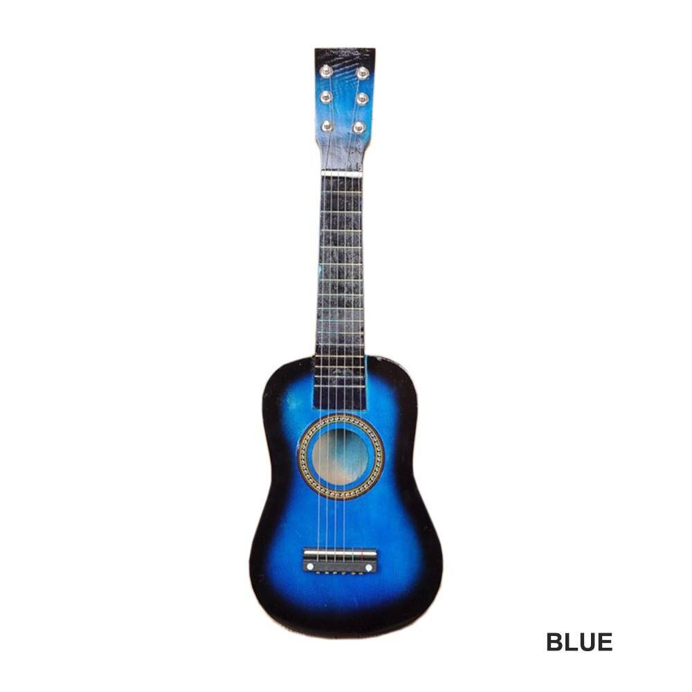 21 "ukulele træ lille guitar 4/6 strenge træ hawaiisk musikinstrument ukelele uke sopran øve akustisk guitar: Type 3 blå