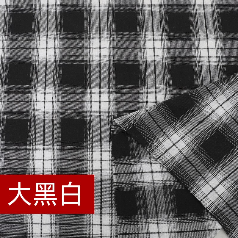145cm*50cm Grinding Wool Plaid Shirt Fabric JK Clothing Skirt Jacket Pants Household Cloth Fabric DIY Apparel Sewing &amp; Fabric: 002