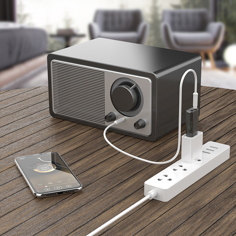 Wireless Adapter Speaker Receiver USB Transmitter Stereo Music Auto Connect Dongle Bluetooth 5.0 Adapter For Headphones Car Kit