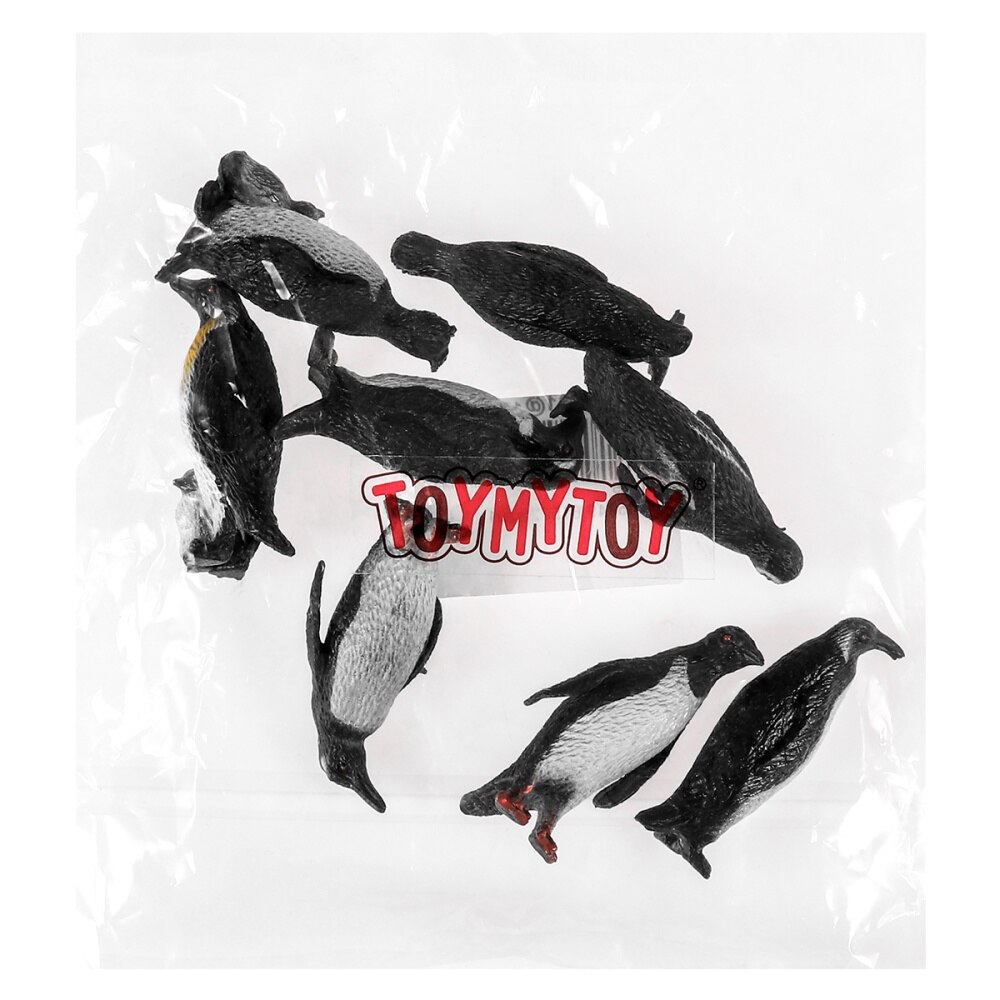 8 Stuks Penguin Baby Creatieve Pinguïn Vormige Figuur Model Voor Kinderen Peuters