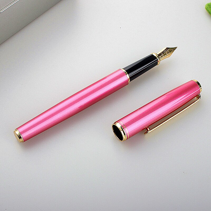 Luxury Metal Fountain Pen Business Office Supplies Stationery Ink Pens School Student Office Supplies