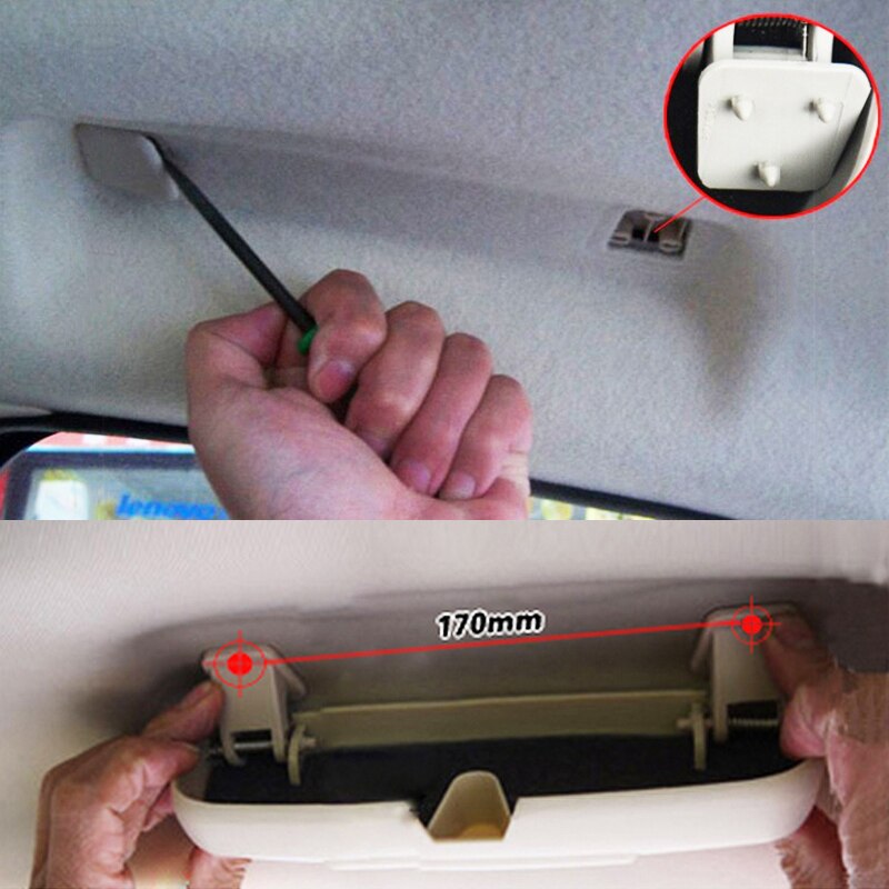 Voor Ford Focus 2 Mk2 Euro 2005 2006 2007 Auto Zonnebril Case Houder Glazen Kooi Opslag doos Auto Accessoires