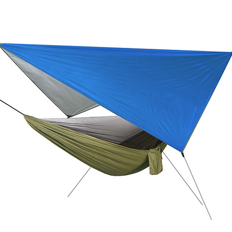 Outdoor Hängematte Zelt Mit Wasserdicht Baldachin Markise Set Automatische Schnell Öffnung Camping Hängematte mit Moskito Net Sonnenschirm OD008