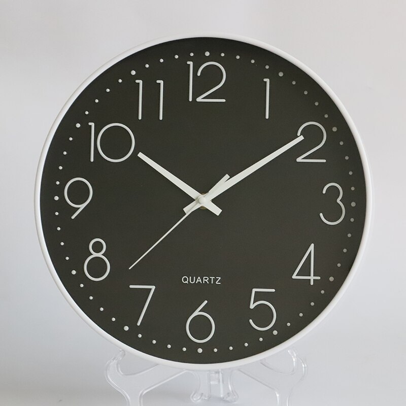 Silent Mechanism Digital Wall Clock Living Room Stylish White Electronic Wall Clock Hall Models Horloge Murale Wall Watch