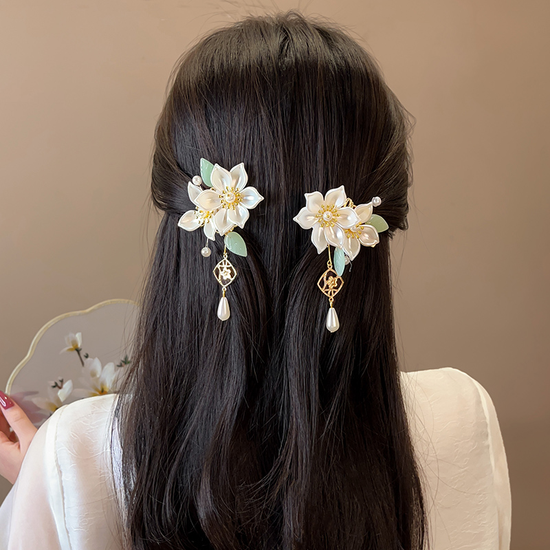Horquillas chinas antiguas, horquillas, accesorios de joyas para el cabello para mujeres y niñas, vestido Hanfu, decoración para peinar el cabello, tocado colgante