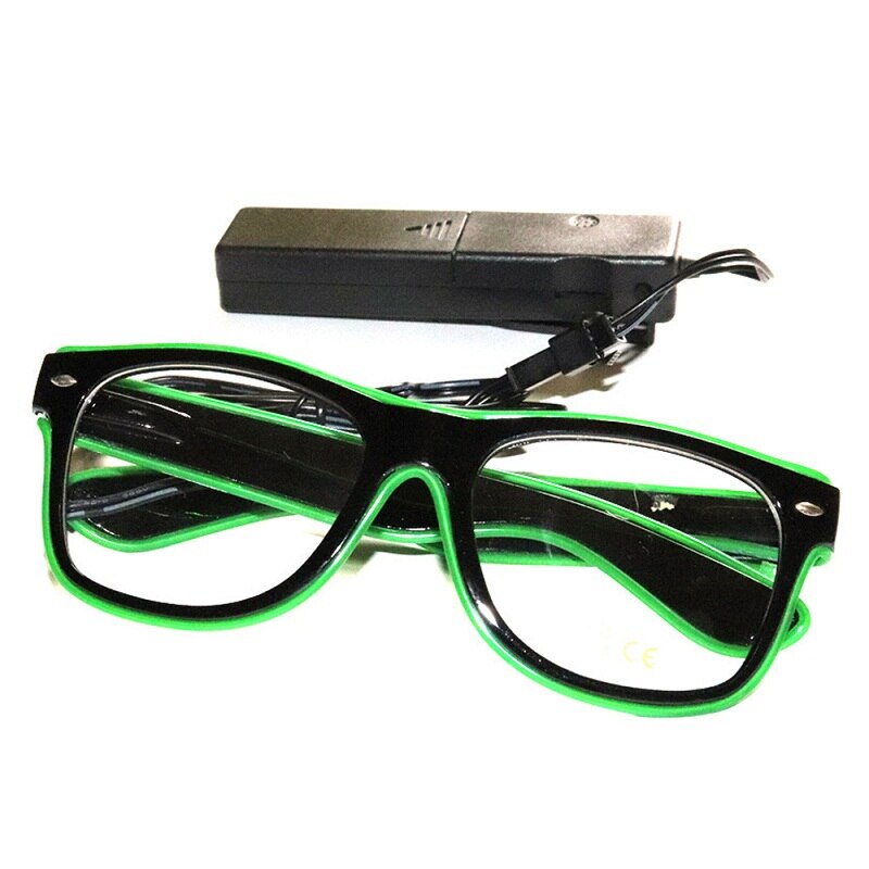 LED Glasses Flash Luminous Blind Eyewear Sound Control Cold Light Eye Blinking Glowing Glasses Carnival Dance Bar Party Xmas Toy