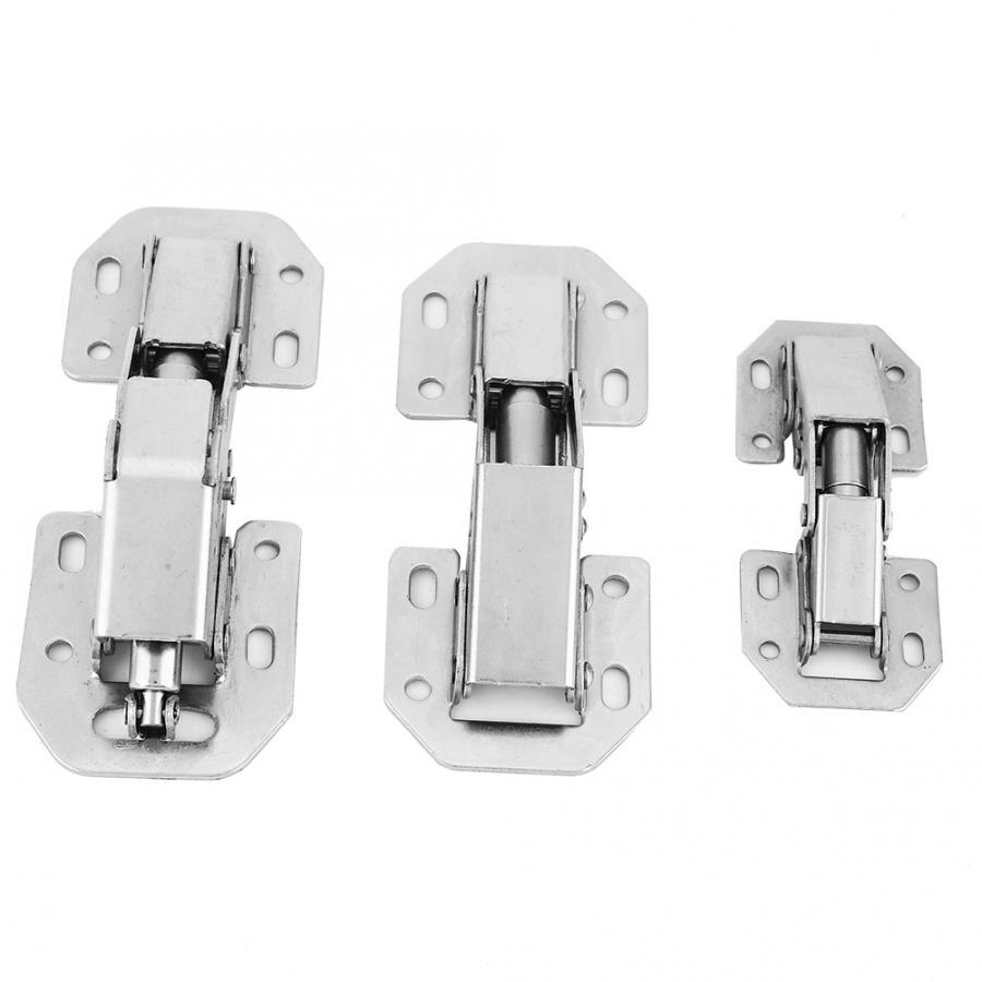 10Pcs Cold Rolled Steel Bridge Shape Free Punch Cabinet Door Furniture Hinge hinges antique hidden hinge