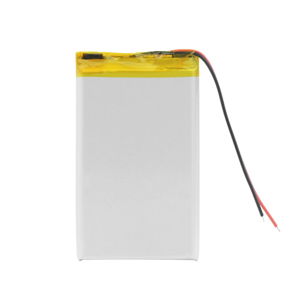 2PCS Lithium Polymer 605080 Model Battery 3.7V Li ion 3000mAH Large Capacity Cells Rechargeable Replacement for MP3 Player