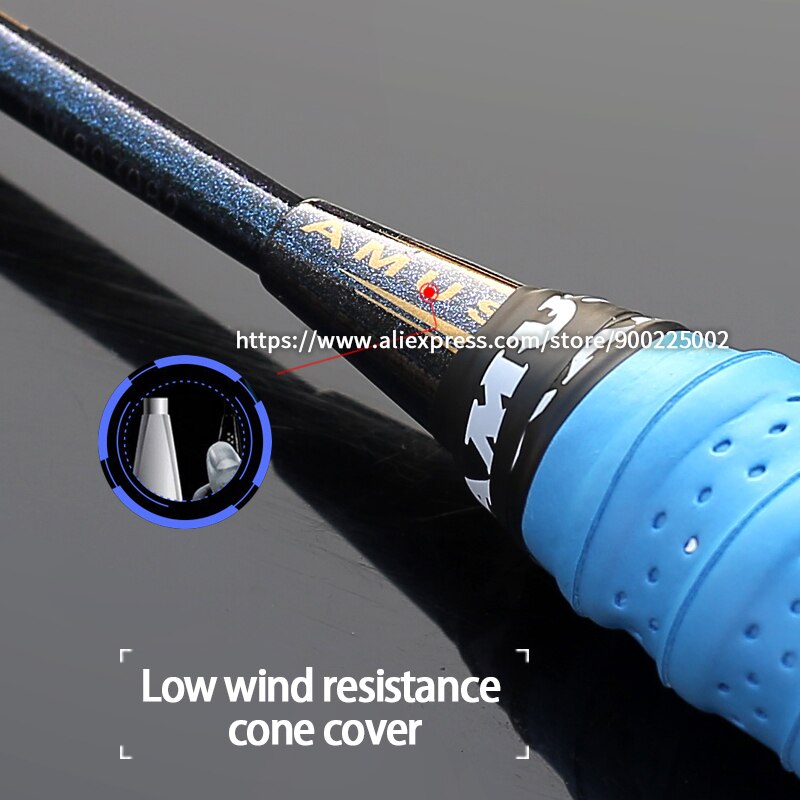 Ultralight 5U T700 Carbon Fiber Strung Badminton Racket With Strings Bag Racquet Sports Force Padel