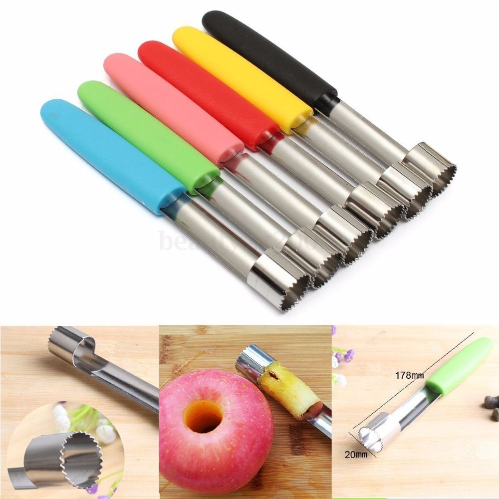 7 '' äpple stenare lätt att vrida paprika ta bort grop köksredskap urkärna frukt kärnfröborttagning pitter päron gadget