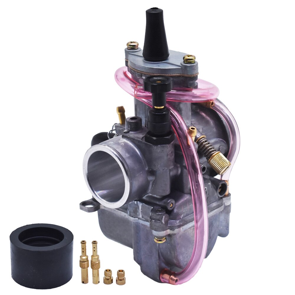 Carburateur 28mm OKO PWK Jet de puissance carburateur pour glissière plate OKO28 JOG DIO KR150 RTL250