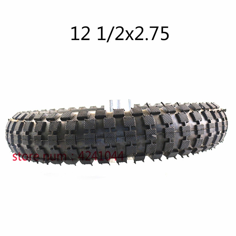 12 1/2 x 2.75 Front and Rear wheel assembly 12 1/2X2.75 tire for Razor Dirt Bike Rocket MX350 MX400 Mini Dirtbike