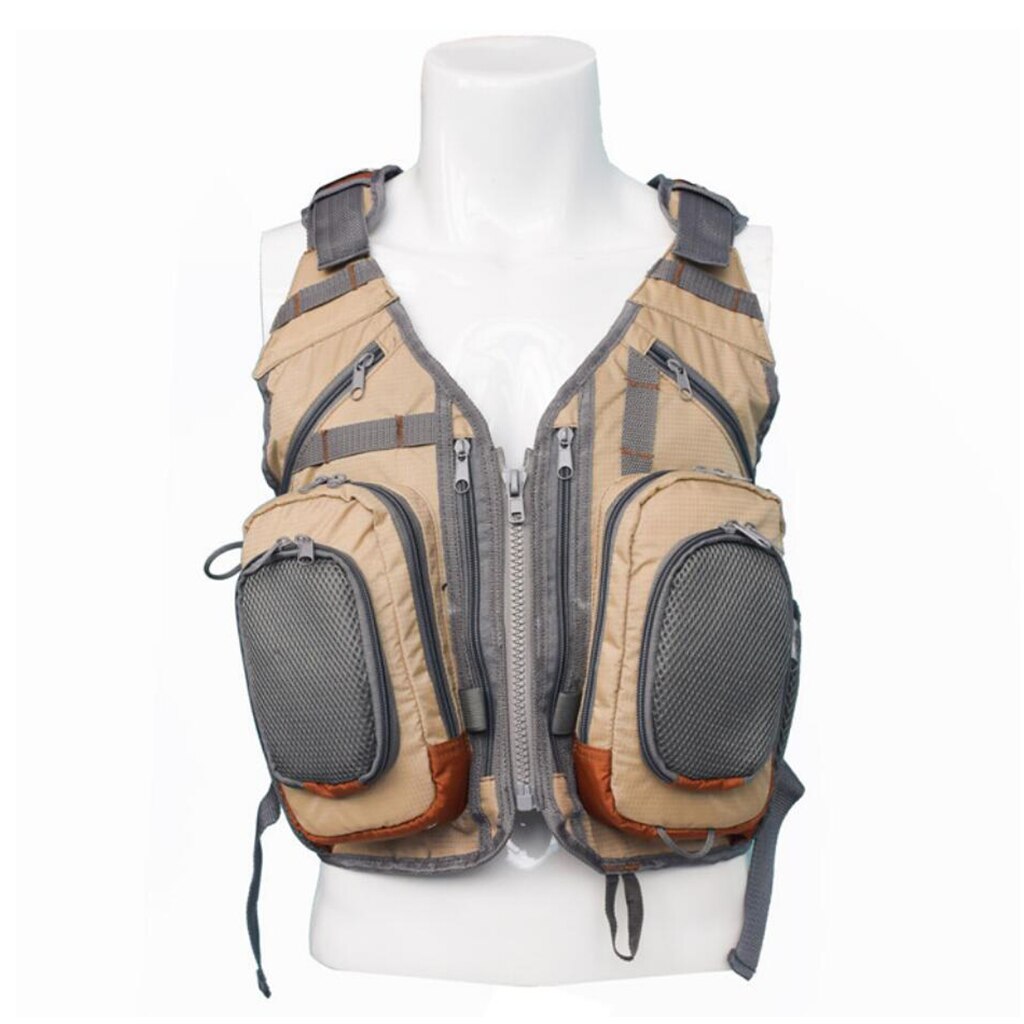 Fly Fishing Backpack Vest Combo Sailing Boating Men Waistcoat Travel Gilet Multi pockets Adjustable Straps Fishing Vests