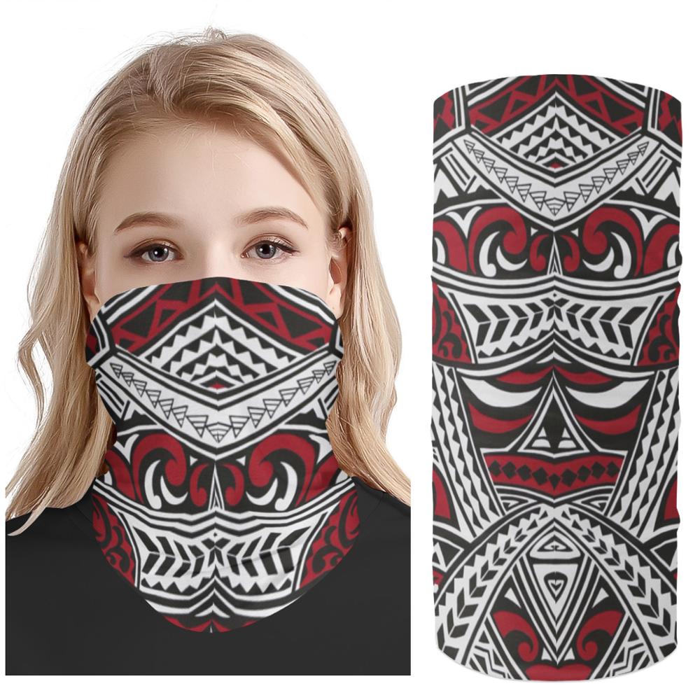 Polynesia Traditional Protective Head Scarf Women UV Protection Magic Face Cover Scarf Dust Wind Bandana Balaclava: tj08z28