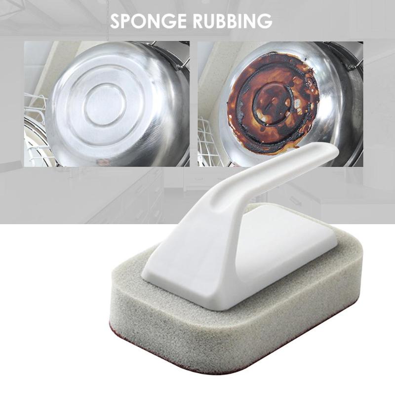 Spons Scrubber Borstel Duurzaam Pan Sterke Ontsmetten Borstel Thuis Keuken Cleaning Tools Noodzakelijke Huishoudelijke Schoonmaakproducten