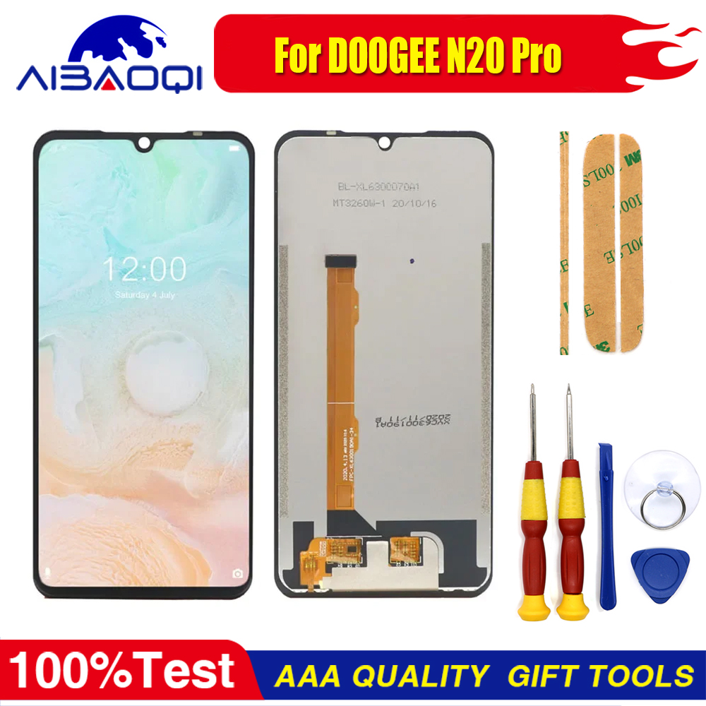 Neue Original Touchscreen LCD Display Für DOOGEE N20 Y9 Plus Mit Rahmen Ersatz Teile + Zerlegen Werkzeug + 3M Klebstoff: Loud Speaker
